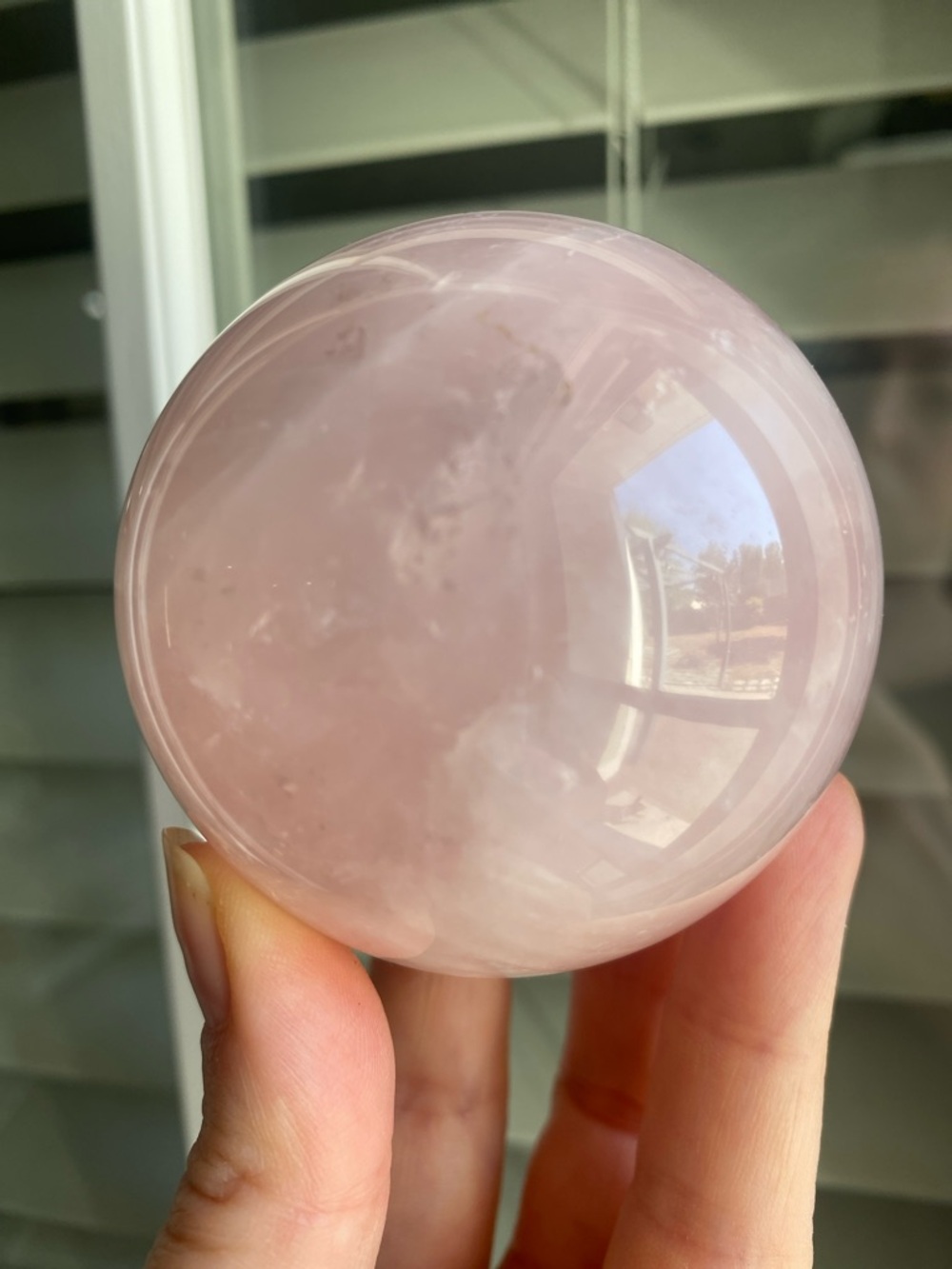 Rose Quartz Crystal Sphere